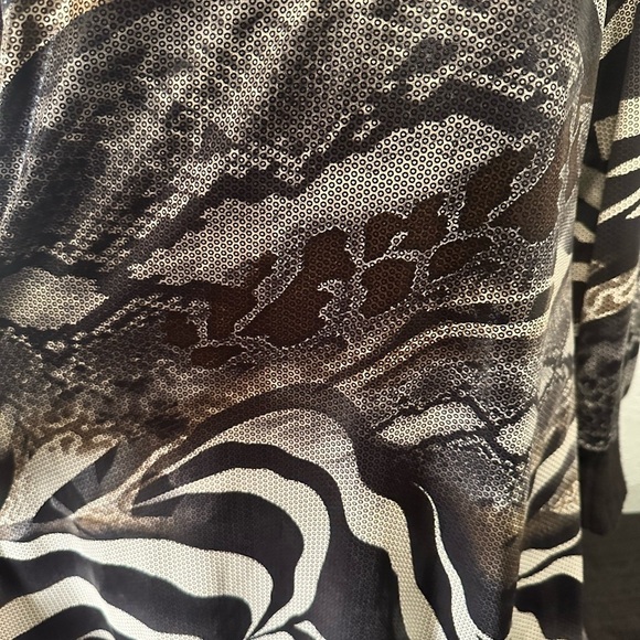 Frank Lymen Design Women’s 3/4 Sleeve Blouse Sz 10 - Picture 3 of 6